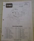 Toro 5 hp tiller 58237 tiller  Parts Catalog Manual 1983
