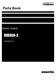 Komatsu WD900-3 Wheel Dozer Parts Catalog Manual SN 50001-UP