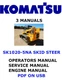 KOMATSU SK1020-5NA SKID STEER OPERATORS SERVICE ENGINE SHOP MANUAL PDF USB