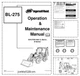 Bobcat Ingersoll-Rand BL-275 Backhoe Loader Operation and Maintenance Manual ...