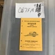 Hyster C200A Vibratory Parts Book & Instruction Operator&rsquo;s Manual OEM