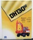 1994 Daewoo DH130W Hydraulic Excavator Specification Construction Sales Brochure