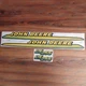John Deere LX255 Stripes Lower Hood Laminated Decals Stickers Set M126050 Set