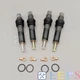 4X Fuel Injector 0432133771 for CASE P70 Engine 430 445 New Holland L190 2853346