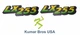 Kumar Bros USA Lower Hood Set of 2 Decals Replaces M126050 Fits John Deere LX255