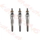 3X Glow Plug 15951-65510 For Kubota B4200 B5200 B6200 B7200 B8200 B20 G3200