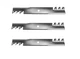3 USA Made Mower Deck Mulch Blades  48''  for Ferris IS1000Z, IS1500Z, IS600Z
