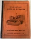 Vintage ALLIS- CHALMERS Repair Parts List MODEL HD 21 TRACTOR TPL-258A