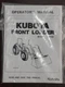Kubota Front Loader Model LA1153 Operator's Manual Part #1AIABCFAP0040