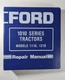 Ford Tractor 1110 1210 Service Repair and Operator's Manuals in original binder