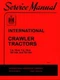 International Farmall T-6 TD-6 T-9 TD-9 TD-14A TD-18A TD14A TD18A Service Manual