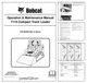 Bobcat T110 Compact Track Loader Operation and Maintenance Manual AE0H 2011 PDF