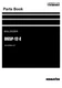 Komatsu D65P-12-E Bulldozer Parts Catalog Manual SN 60884-UP
