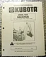 Original Kubota Operator's Manual Model 4540 Backhoe for Tractor Model L3350 +