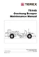 Terex TS14G Cummins Overhung Scraper  Maintenance Manual 2005