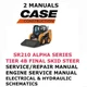 CASE SR210 ALPHA SERIES TIER 4B SKID STEER MANUAL OPERATORS ENGINE SERVICE  PDF