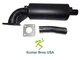  New Muffler & Exhaust pipe W/Gasket FITS Kubota B4200D B5100E B5100D