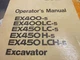 Volvo EX400-5 EX400LC-5 EX450LC-5 EX450H-5 EX450LCH-5 Excavator Operators Manual