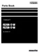 Komatsu FG20H-17-W FG25H-17-W Forklift Parts Catalog Manual SN 308845-UP