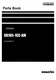 Komatsu 6D105-1CC-AM Engine Parts Catalog Manual SN 92268-UP