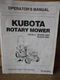 Kubota RCK54D-26BX RCK60D-26BX Operators manual K5384-71111