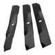 48" Mower Blade Set LT180 For John Deere LX255 LX277 M145476 M127673 M127500