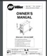 Miller Millermatic 250 & 250MP, Welding Operations and parts Manual comb bound