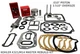 .010" ENGINE MASTER REBUILD FITS KOHLER K321, M14, VALVES GASKET SET WITH ROD