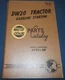 CAT CATERPILLAR DW20 TRACTOR PARTS MANUAL BOOK S/N 67C00001-UP