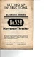 1946 McCORMICK-DEERING HARVESTER-TRASHER No.52R SETTING UP INSTRUCTIONS MANUAL