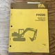 Fiat-Allis FH220 EXCAVATOR OPERATION & MAINTENANCE INSTRUCTION MANUAL GUIDE BOOK
