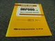 Komatsu DRP080-4 Shank Ripper D85A-18 D85E-18 Dozer Parts Catalog Manual 25001
