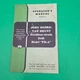 VTG John Deere Van Brunt Model "FB-A" Fertilizer Grain Drill Operator's Manual