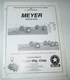 Meyer X Series X0804 thru X2206 Wagon Gear Operators & Parts Manual 8-06 OEM!