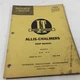 Genuine I&T Allis Chalmers Shop Manual AC-14 1962 D-10 D-12