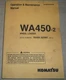KOMATSU WA450-2 WHEEL LOADER OPERATION & MAINTENANCE BOOK MANUAL S/N A25001-UP