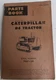 Caterpillar D4 Tractor Parts Book Serial Numbers 78A1-Up