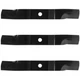 3PK Oregon Mower Blades for Kubota K5619-34330 ZD221 ZG227 K5351-99040 54" Deck