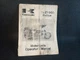 1980 KAWASAKI KZ1000 POLICE MOTORCYCLE OPERATORS MANUAL OEM