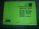 Mitsubishi FD100 FD115 FD135 FD150A Forklift Lift Truck Service Data Manual xz