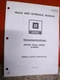 1973 GMC CHEVY SPICER 5000 SERIES 5 SPEED TRANSMISSION OVERHAUL MANUAL X-7B-01A