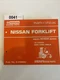 Nissan Forklift Model KH02 Series Parts Catalog Apr. 1994 issue