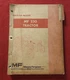 1976-1983 MASSEY FERGUSON MF 230 MF230 TRACTOR PARTS CATALOG MANUAL NICE SHAPE