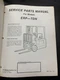 Yale forklift Service Parts Manual ERP030TDN ERP035TDN ERP040TDN #1541