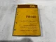 FIAT-ALLIS Model FR160 Parts Catalog N.604.01.168
