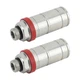 2PCS Female Hydraulic Quick Release Coupling For Case IH John Deere Tractor 6120