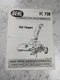 GEHL OPERATOR SERVICE MANUAL PARTS LIST BOOK FLAIL CHOPPER FC 72B 2204B