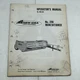 New Idea No. 290 Mow/ditioner Operators Manual