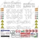 Fits SkyJack SJ643TH Decal Kit Telehandler (FULL KIT) - 7 YEAR 3M Outdoor Vinyl!