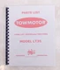 TOWMOTOR Model LT35 Parts List Catalog Manual Circa 1950 (Scanned Copy)